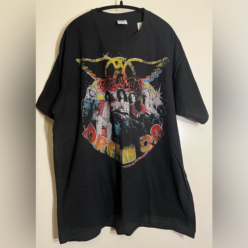 Aerosmith Dream On Black Graphic T-Shirt